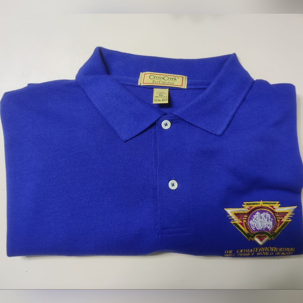 1990's Alien Encounters The Extraterrorestrial walt disney world resort polo
